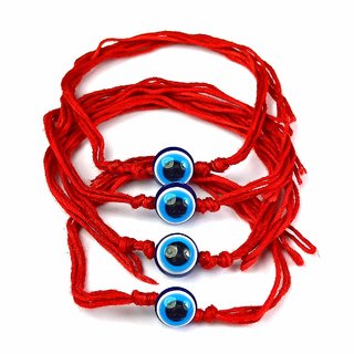                       Yuvi Shoppe Evil Eye thread Bracelet for protection, friendship Band                                              