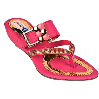 fcity.in - Fancy Womens Heels Sandals Designer Chappal Flat Style Slippers-hautamhiepplus.vn