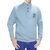 Swaggers Cotton Full Sleeves Button Sweatshirt For Men's (Blue)