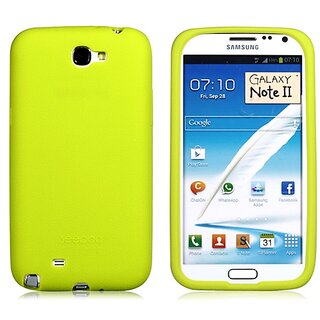                       Pure Scrub silicon Case for Samsung Galaxy Note II, N7100,green                                              