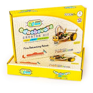 Buy Sparklebox DIY Fire Detection Robot Kit Ideal for Age 10 Years and ...