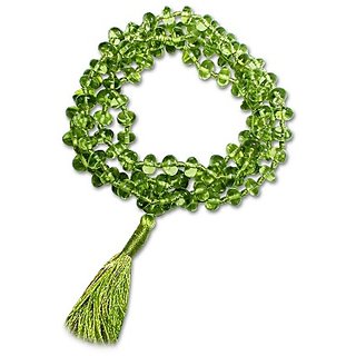 JAIPUR GEMSTONE-Green Quartz Gemstone Beads Mala for Men and Women (Buy 2 Get 1) JAIPUR GEMSTONE-Green Quartz Gemstone Beads Mala for Men and Women (Buy 2 Get 1)
