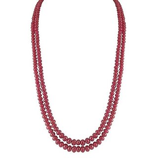                       Jaipur Gemstone-natural Pink Quartz Stone Mala 108 1 Beads Mala Lab Certifi                                              