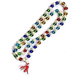 Jaipur Gemstone-malticolor Quartz Mala Natural Stone Bead Mala For Men Aand Jaipur Gemstone-malticolor Quartz Mala Natural Stone Bead Mala For Men Aand