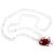 JAIPUR GEMSTONE-Natural Clear White Quartz Stone Mala 108+1 Beads Mala Lab Certified (Buy 2 Get 1)