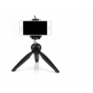 Innotek XH-228 Mini Tripod Stand with Mobile Attachment Clip Lightweight Portable Compatible with All Mobile Phones