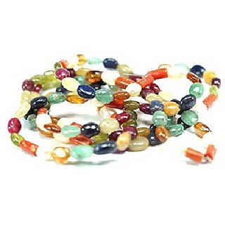                       CEYLONMINE-Natural Crystal Malticolor Quartz Mala 108+1 Beads Japa Rosary Spiritual Mala                                              