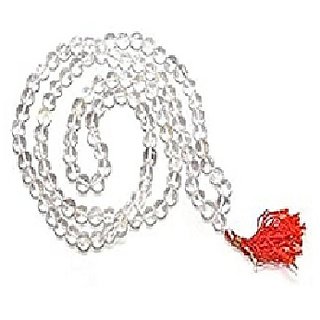 CEYLONMINE-White Quartz Japa Mala Gemstone Positive Effect Vastu Crystal Healing Unisex CEYLONMINE-White Quartz Japa Mala Gemstone Positive Effect Vastu Crystal Healing Unisex