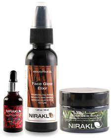 Nirakle Magical Combo for Naturally Glowing Skin (Pack of 3)