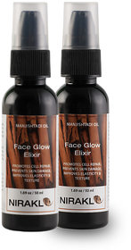Face Glow Elixir Value Pack  Nirakle Manjishtadi Oil  For Acne  Pimples and Natural Glowing Skin (Pack of 2