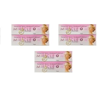 Miracle Shine And Glow Cream (Pack of 3 pcs.) 15 gm each Miracle Shine And Glow Cream (Pack of 3 pcs.) 15 gm each