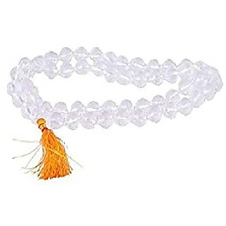 CEYLONMINE-Natural White Quartz Stone Mala 108+1 Beads Mala Lab Certified (Buy 2 Get 1) CEYLONMINE-Natural White Quartz Stone Mala 108+1 Beads Mala Lab Certified (Buy 2 Get 1)