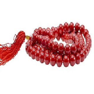 CEYLONMINE-Quartz Mala Natural Red Quartz Japa Mala with 108 Prayer Beads (Buy 2 Get 1) CEYLONMINE-Quartz Mala Natural Red Quartz Japa Mala with 108 Prayer Beads (Buy 2 Get 1)