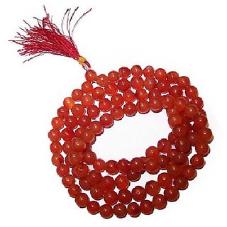 CEYLONMINE-Quartz mala Natural Red Quartz Japa Mala with 108 Prayer Beads (Buy 2 Get 1) CEYLONMINE-Quartz mala Natural Red Quartz Japa Mala with 108 Prayer Beads (Buy 2 Get 1)