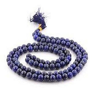                       CEYLONMINE-Blue Quartz Mala  Natural Stone Beads Mala for Unisex (Buy 2 Get 1)                                              