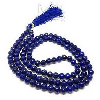                       CEYLONMINE-Blue Quartz Mala Natural Stone Bead Mala for Men aand Women (Buy 2 Get 1)                                              