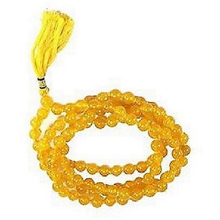 CEYLONMINE-Yellow Quartz 108+1 Beads Jaap Mala for Pooja and Astrology Certified (Buy 2 Get 1) CEYLONMINE-Yellow Quartz 108+1 Beads Jaap Mala for Pooja and Astrology Certified (Buy 2 Get 1)