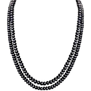                       CEYLONMINE-Natural Black Quartz Mala 108+1 Beads Japa Rosary Spiritual Mala (Buy 2 Get 1)                                              