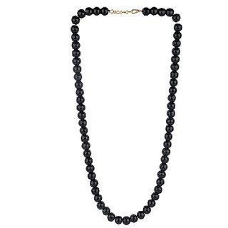                       CEYLONMINE-Black Quartz Mala Natural Stone Bead Mala for Men aand Women (Buy 2 Get 1)                                              