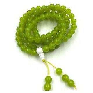 CEYLONMINE-Quartz Mala Natural Green Quartz Japa Mala with 108 Prayer Beads for Unisex (Buy 2 Get 1) CEYLONMINE-Quartz Mala Natural Green Quartz Japa Mala with 108 Prayer Beads for Unisex (Buy 2 Get 1)