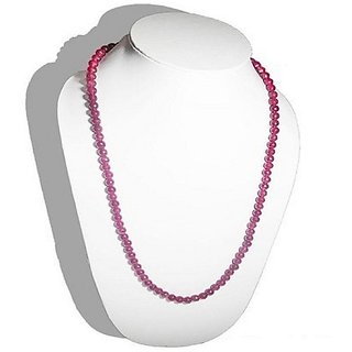                       CEYLONMINE-Pink Quartz Jaap Mala For Pooja and Astrology Certified (Buy 2 Get 1)                                              