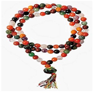 CEYLONMINE-Malticolor Quartz Gemstone Beads Mala for Men and Women (Buy 2 Get 1) CEYLONMINE-Malticolor Quartz Gemstone Beads Mala for Men and Women (Buy 2 Get 1)