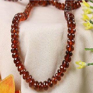                       CEYLONMINE-Natural Crystal Brown Quartz Mala 108+1 Beads Japa Rosary Spiritual Mala (Buy 2 Get 1)                                              