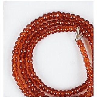                       CEYLONMINE-Brown Quartz Jaap Mala For Pooja and Astrology Certified (108+1 Beads) (Buy 2 Get 1)                                              