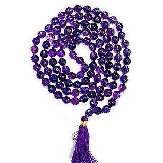 CEYLONMINE-Voilet Quartz Mala Natural Crystal Stone Beads Mala for Unisex (Buy 2 Get 1) CEYLONMINE-Voilet Quartz Mala Natural Crystal Stone Beads Mala for Unisex (Buy 2 Get 1)