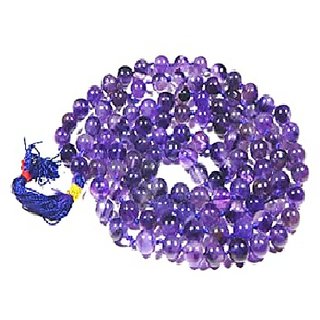 CEYLONMINE-Natural Voilet Quartz Mala Crystal Stone Faceted Cut 108 Beads Jap Mala (Buy 2 Get 1) CEYLONMINE-Natural Voilet Quartz Mala Crystal Stone Faceted Cut 108 Beads Jap Mala (Buy 2 Get 1)