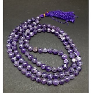 CEYLONMINE-Voilet Quartz mala Natural Quartz Japa Mala with 108 Prayer Beads (Buy 2 Get 1) CEYLONMINE-Voilet Quartz mala Natural Quartz Japa Mala with 108 Prayer Beads (Buy 2 Get 1)