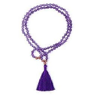 CEYLONMINE-Voilet Quartz Jap Mala 108 Beads for Meditation and Pooja for Unisex CEYLONMINE-Voilet Quartz Jap Mala 108 Beads for Meditation and Pooja for Unisex