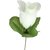 Fashion Story Artificial Off White Rose Flower Bunches for Vase living room Home  office Decor (10 Sticks, 31 cm)