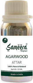 Agarwood Attar 50ml Alcohol Free Attar For Unisex Floral Attar Edible Gr