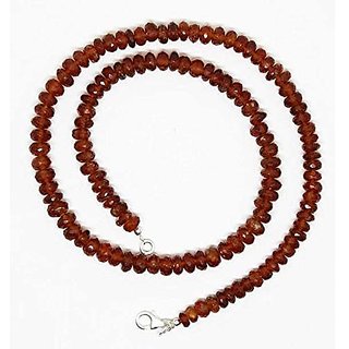                       JAIPUR GEMSTONE-Brown Quartz Prayer Japa Mala 108 + 1 Prayer A+ Beads Meditation                                              