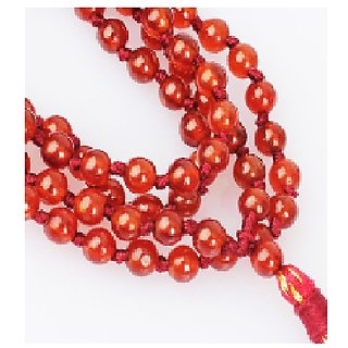                       JAIPUR GEMSTONE-Natural Brown Quartz Mala Crystal Stone Faceted  Cut 108 Beads Jap Mala                                              