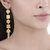 Round Square  Dangler Earrings for Girls Alloy Material Made in India Earrings for Women's Fashion Jewellery for Party