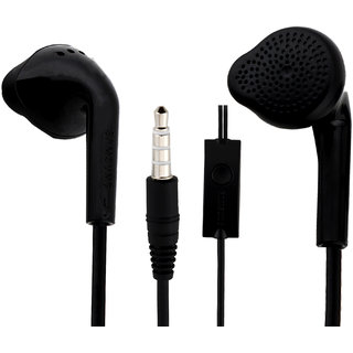 Original Samsung 3.5 mm Jack Earphone In-Ear Wired Headset with mic (Black)
