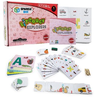 Buy Sparklebox Early ABCD Learning Preschool Kit For Kids (Nursery) II ...