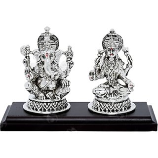                       JAIPUR GEMSTONE-20 gm Laxmi Ganesh | Lakshmi Ganesh Idol (Murti) for Home Decor ,Diwali Gift                                              