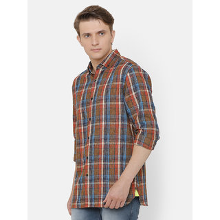                       AWETRENDS Checked Casual Shirt For Men                                              