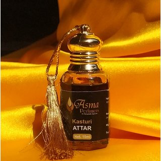 Asma Perfumers Kasturi Attar Pure & Natural Fragrance Long Lasting Premium Quality Alcohol Free For Men & Women.
