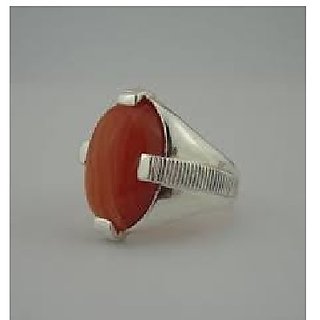                       JAIPUR GEMSTONE-6.50 Carat Natural Brown Sunstone Gemstone Sterling Silver Designer Ring for Men and Women                                              