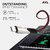 AXL ABC-030R USB Type-C Data  Charging Cable Nylon Braided With 3Amp Fast Charging, 480mbps Data Sync (Red)
