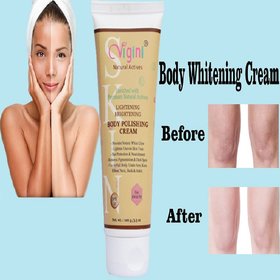 Vigini Natural Skin Whitening Lightening Moisturizing Fairness Gel Cream Whitens Glowing D Tan Men Women Vitamin C
