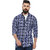 Campus Sutra Men Checkered Stylish New Trends Spread Casual Shirt
