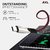 AXL ABC-030 Micro USB Data  Charging Cable Nylon Braided With 3Amp Fast Charging, 480mbps Data Sync (Red)