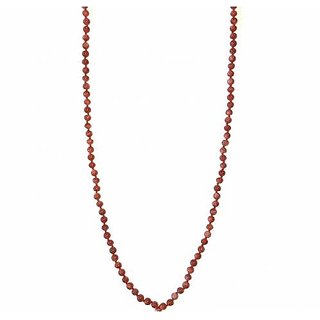                       Jaipur Gemstone-Natural Sun Stone Mala 108+1 Beads Rosary for Meditation and Healing                                              