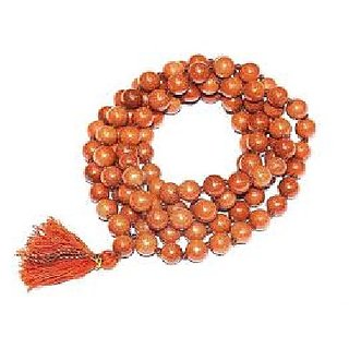                       Jaipur Gemstone-Natural Pure Sunstone Gems Mala 108+1 Beads for Unisex                                              