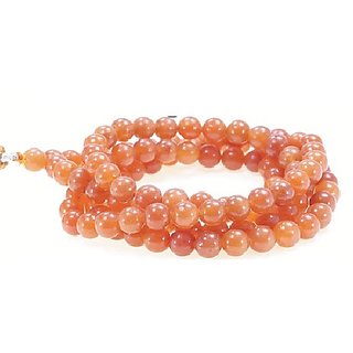 Jaipur Gemstone-Sunstone Mala/Necklace 108 Beads Pure Certified Natural Sunstone Mala Jaipur Gemstone-Sunstone Mala/Necklace 108 Beads Pure Certified Natural Sunstone Mala